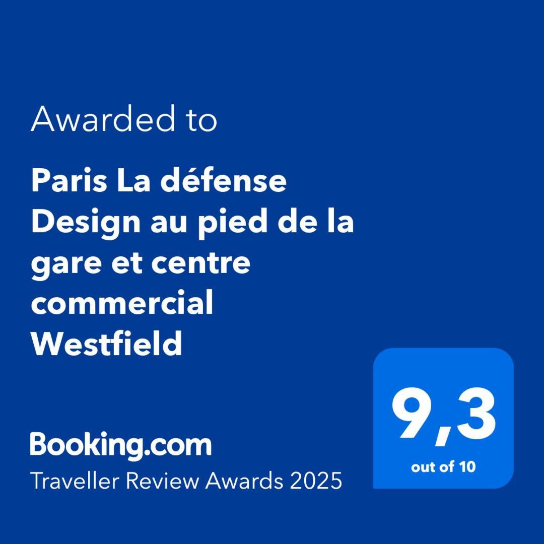 Paris La Defense Design Au Pied De La Gare Et Centre Commercial Westfield Puteaux Exterior foto